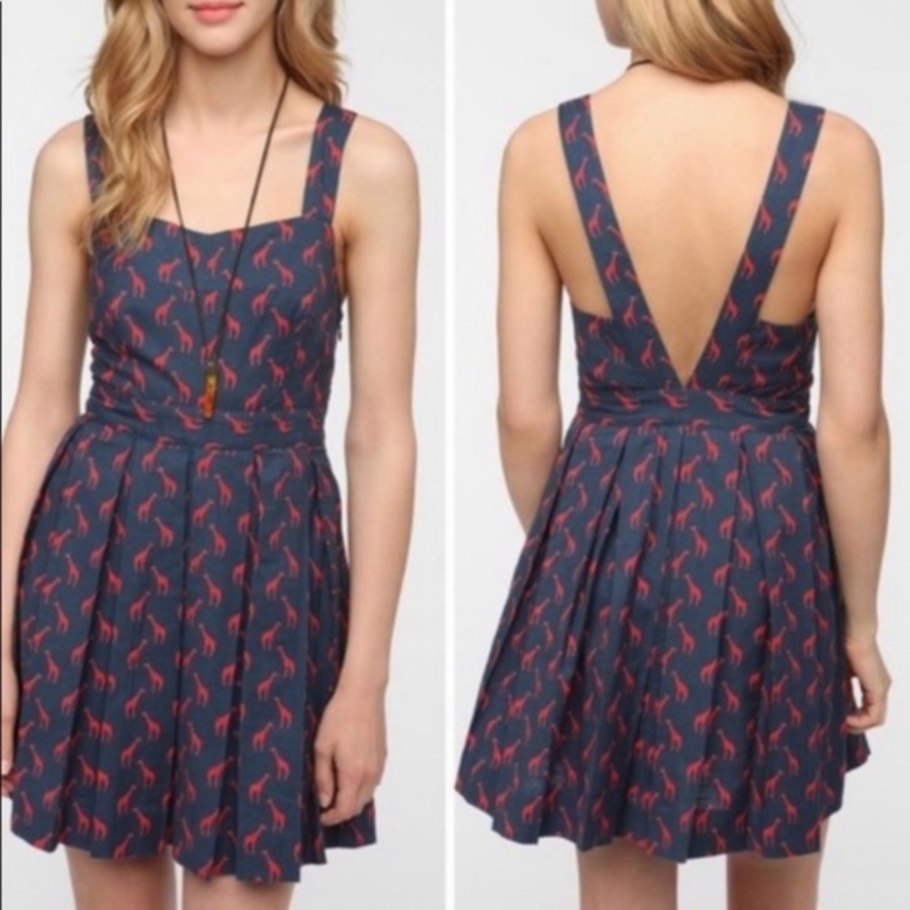 UO Cooperative Giraffe Sun Dress Sz 4/Small